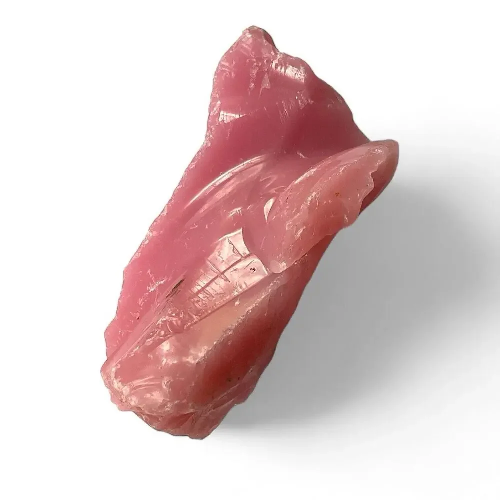 Pink Art‎ Glass Cullet Glowing Manganese Slag Glass #4GX190